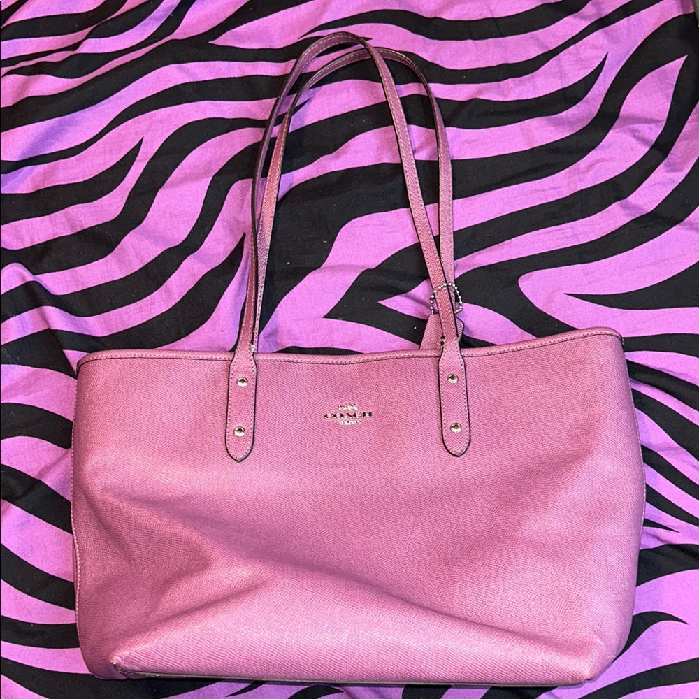 Coach Pink Tote Bag